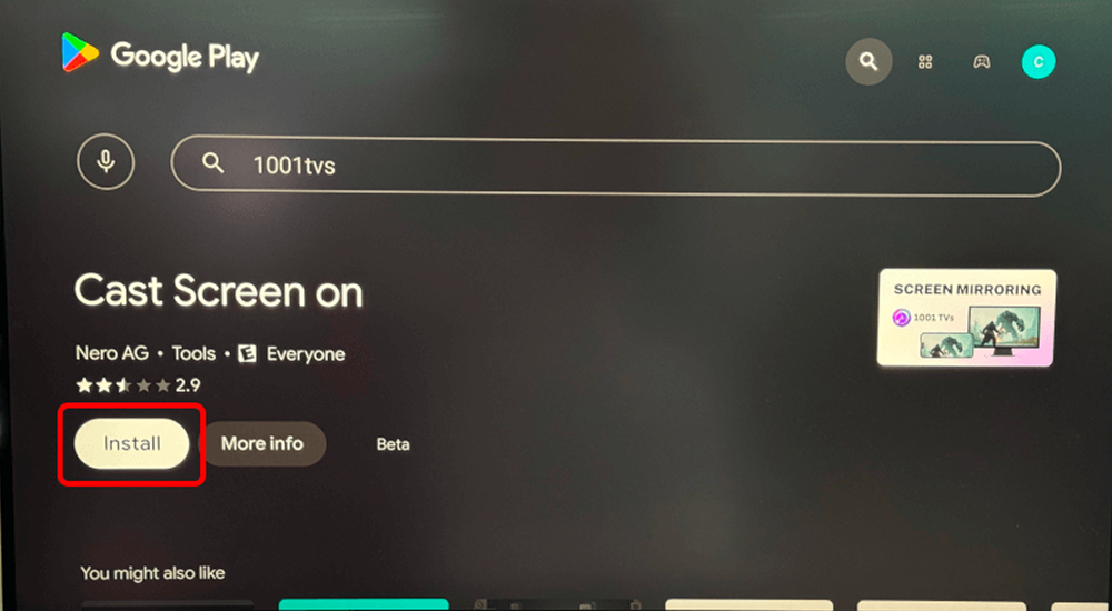 Install 1001 TVs