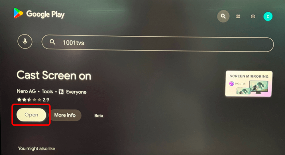 Open 1001 TVs