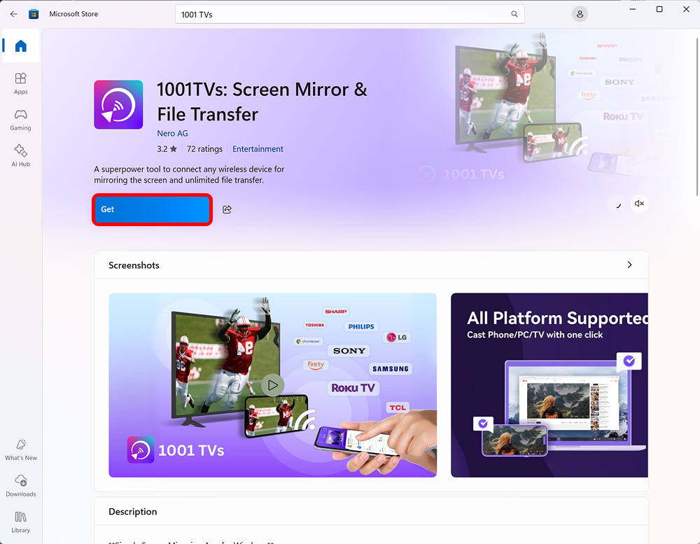 install 1001 TVs