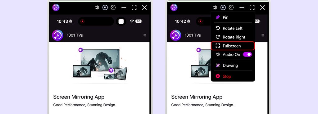 Fullscreen Mode
