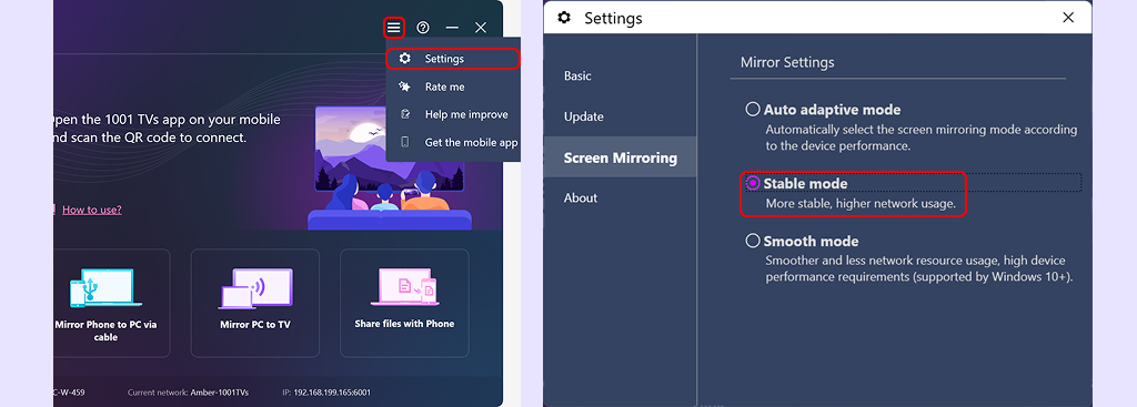 Windows Stable Mode