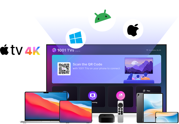 Screen Mirror to Apple TV