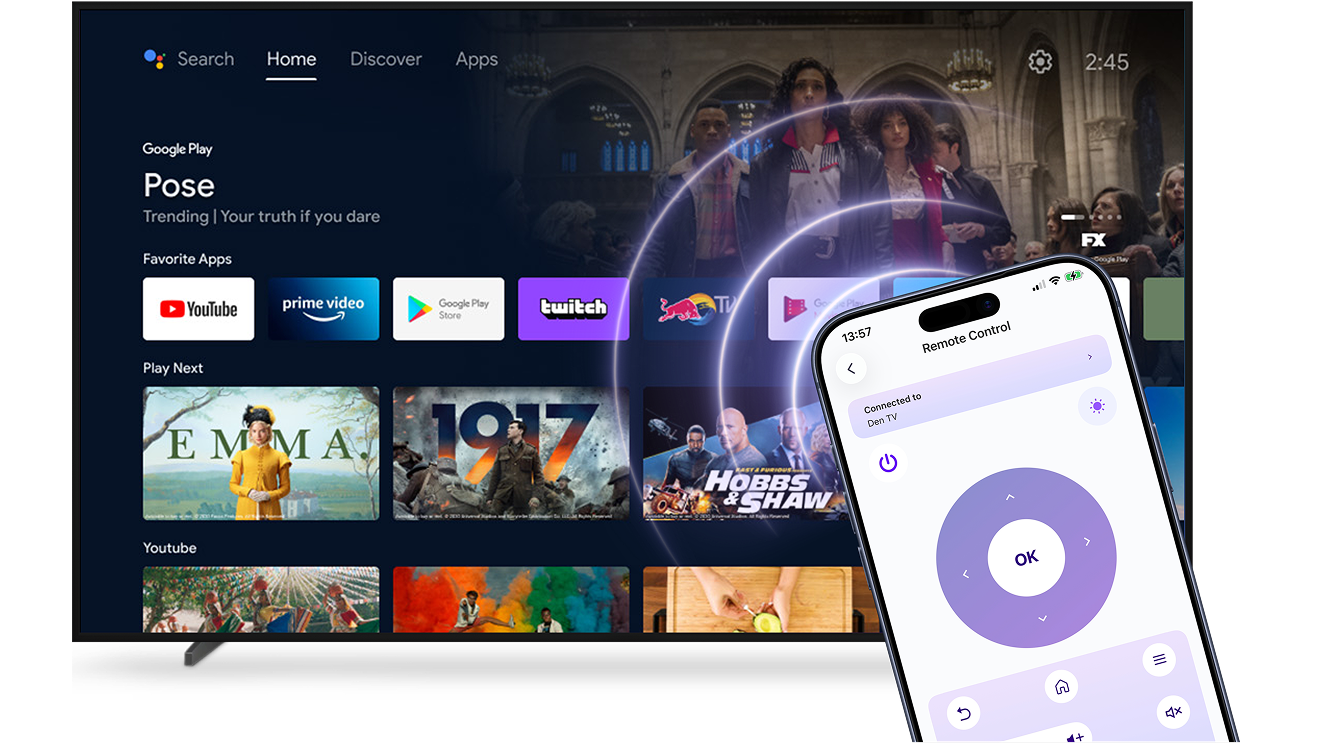 Android TV 리모컨