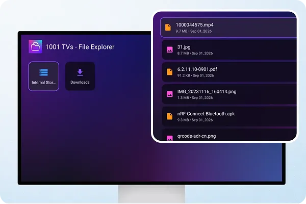 A Straightforward TV Interface