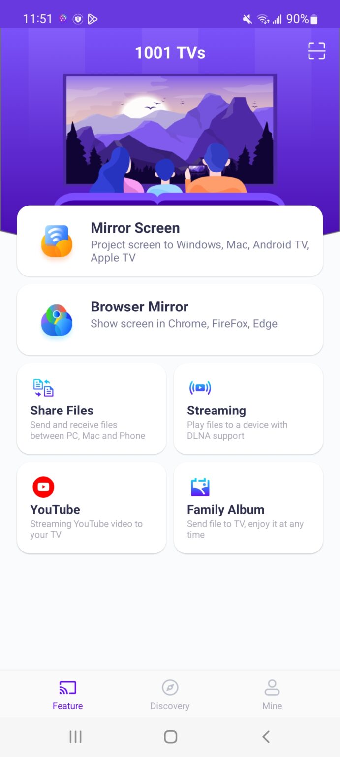 1001 TVs[Android] How to Mirror Screen from Android Phone to PC