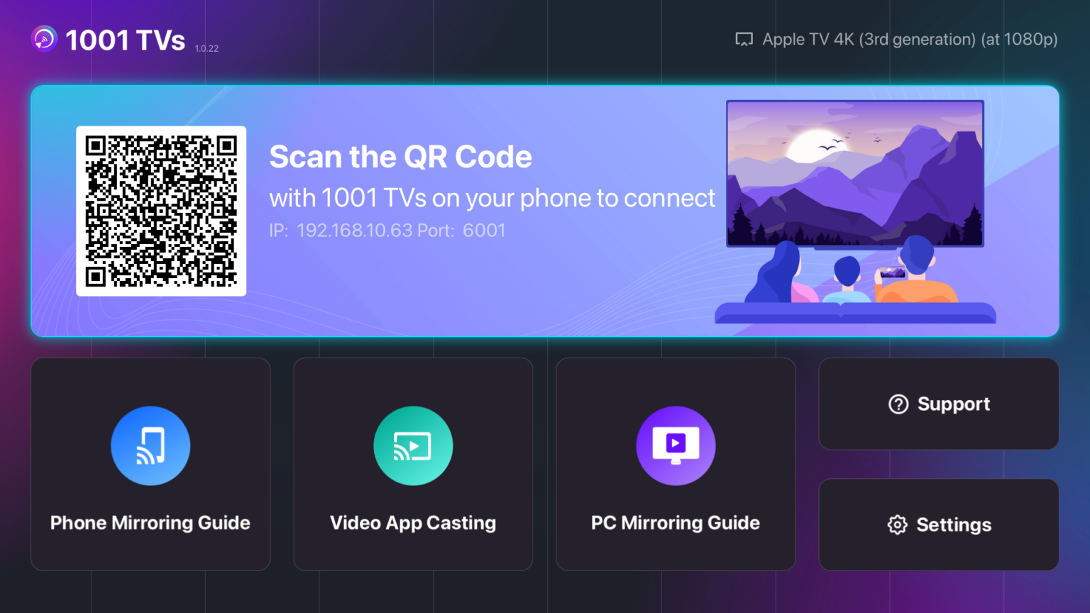 1001 TVsHow to Scan the Correct QR Code