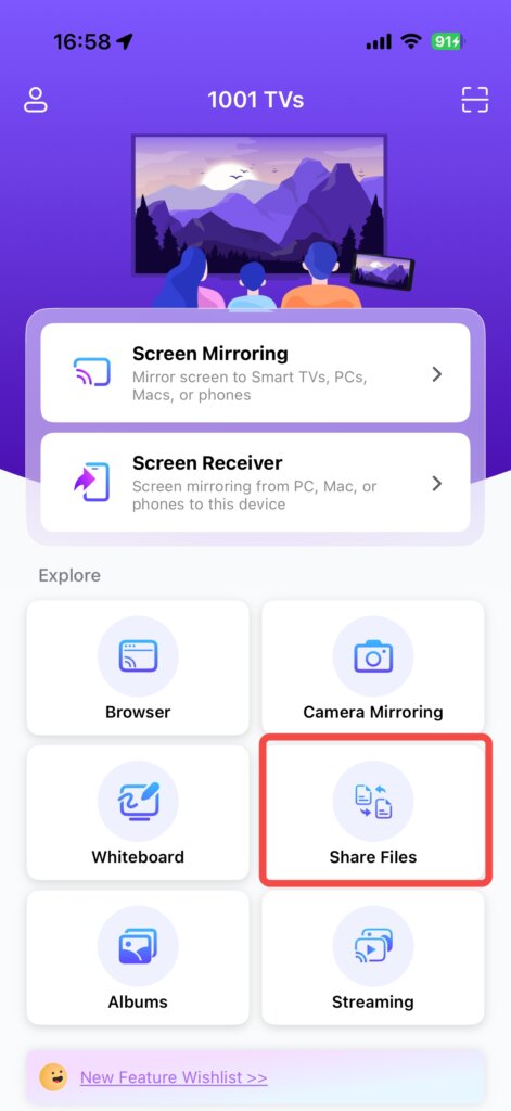 1001tvs choose share files en