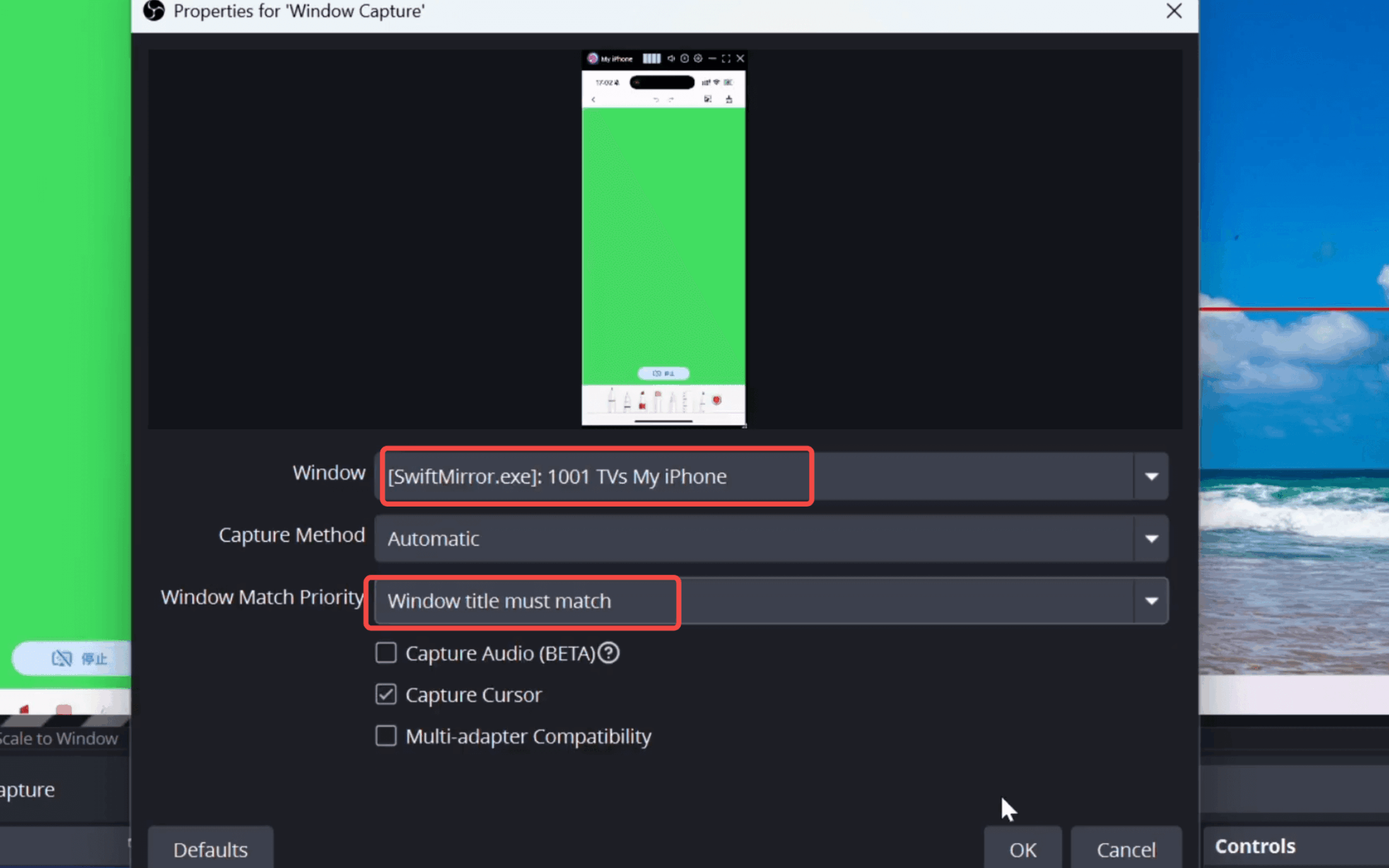 Capture Screen In Rx 1001 TVs--How to Capture Screen Mirroring in OBS (Android & iPhone)