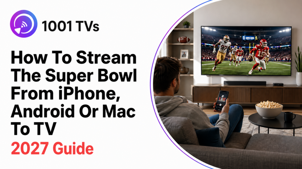  how to stream super bowl to tv