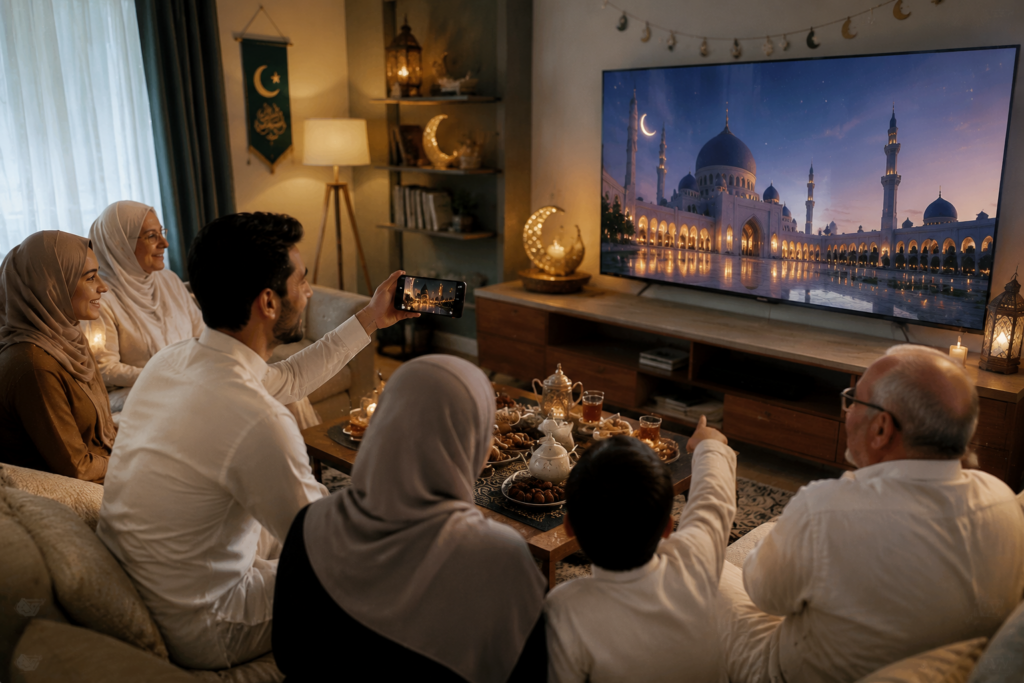 Ramadan Family Gathering with Screen Mirroring