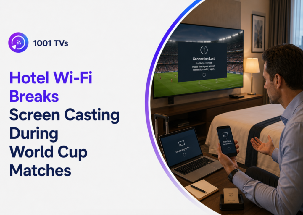 Hotel Wi-Fi Breaks Screen Casting