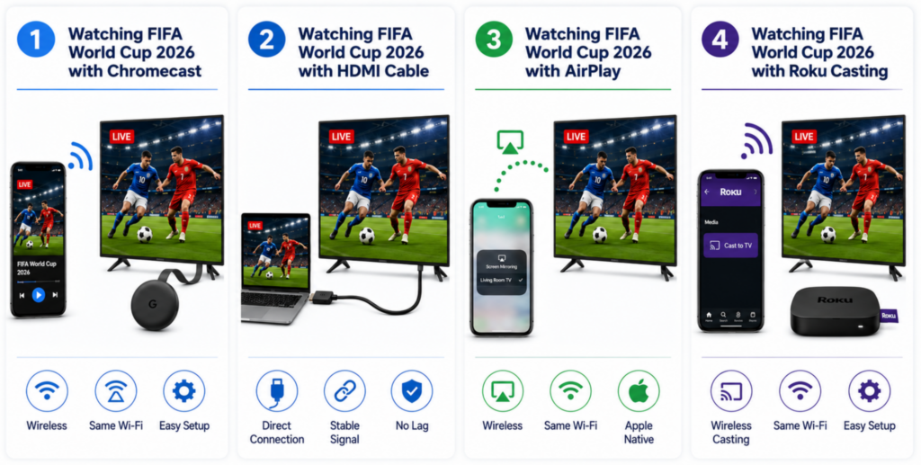 Other Ways to Watch FIFA World Cup 2026 on a Bigger Screen