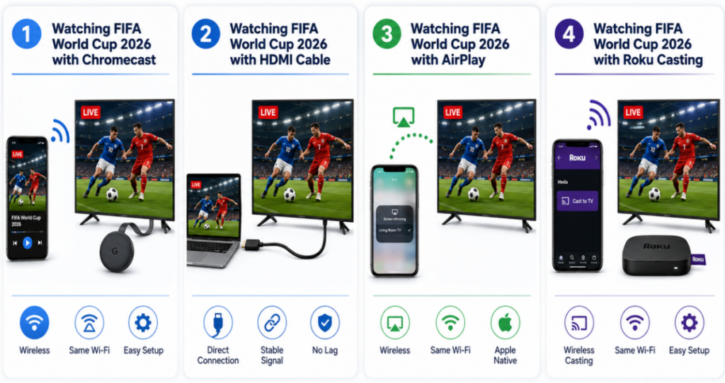 Other Ways to Watch FIFA World Cup 2026 on a Bigger Screen