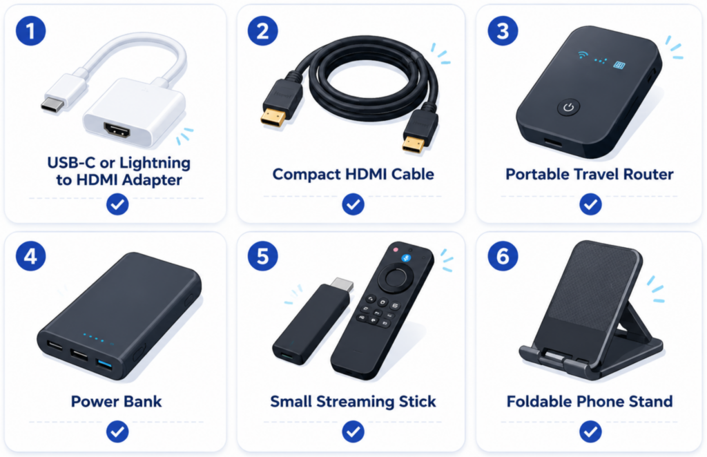 Travel Streaming Essentials Checklist