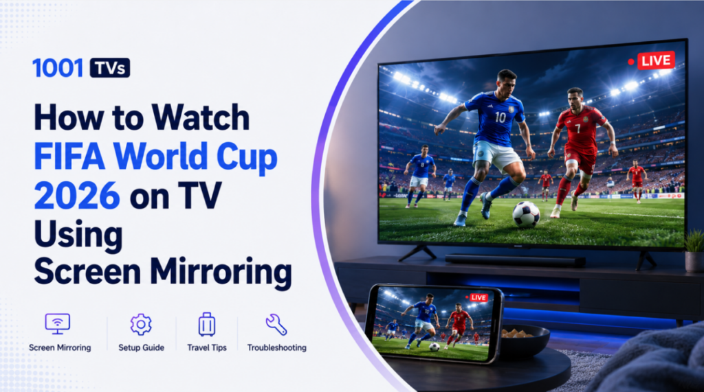 How to Watch FIFA World Cup 2026 on TV Using Screen Mirroring