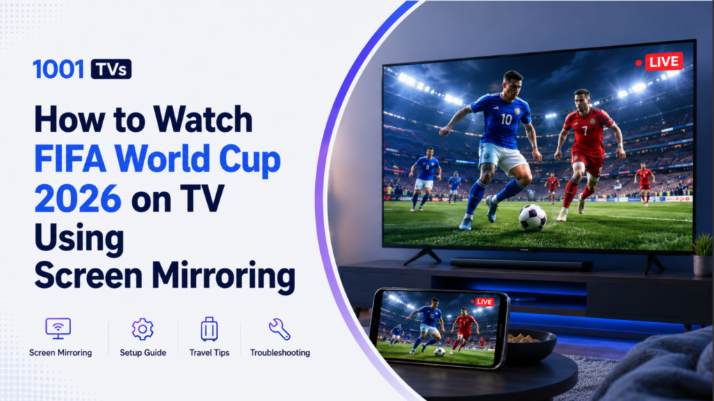 How to Watch FIFA World Cup 2026 on TV Using Screen Mirroring