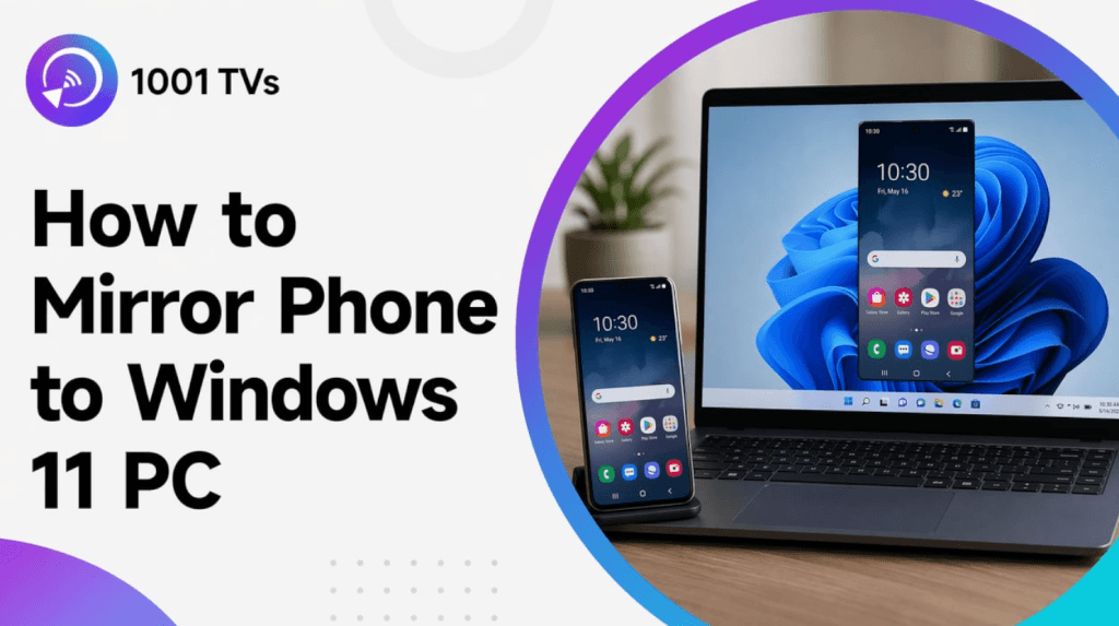 1001 TVs--スマートフォンをWindows 11 PCにミラーリングする方法