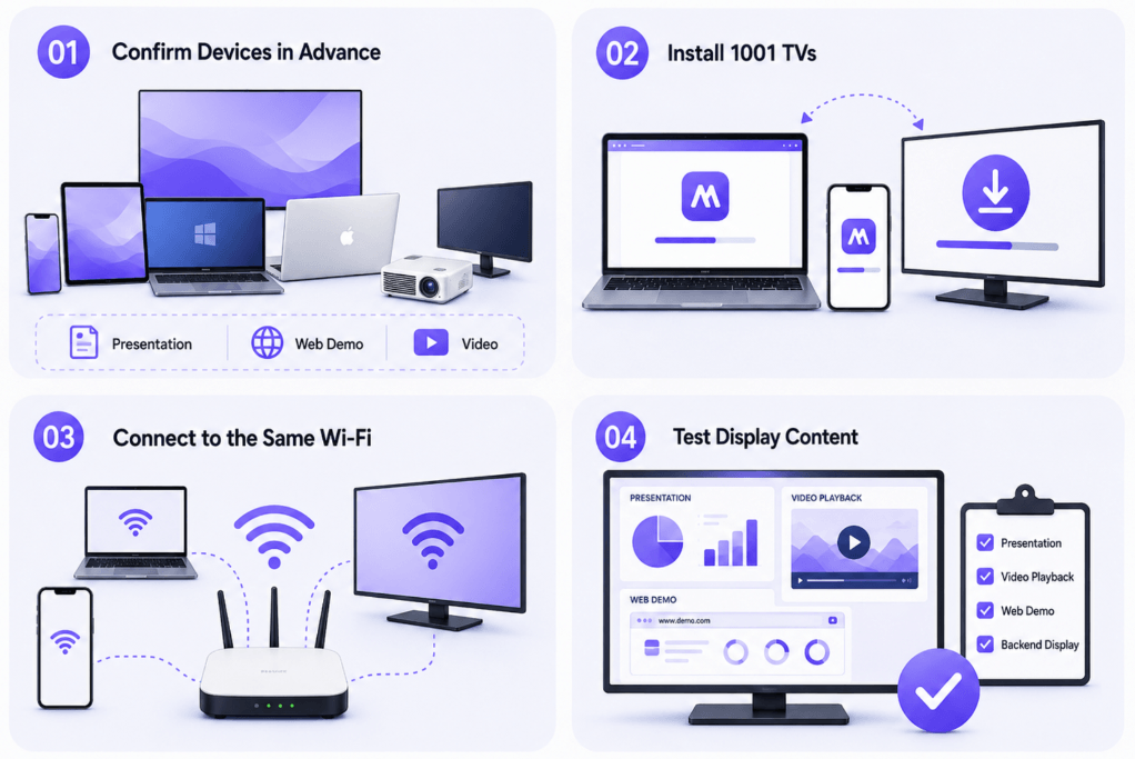 How to Quickly Configure 1001 TVs Before the Exhibition