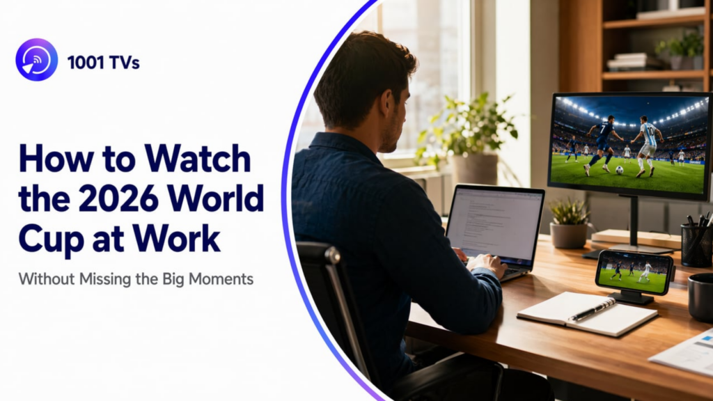 How to Watch the 2026 World Cup at Work — hero banner