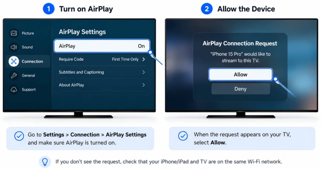 how to check for a blocked connection request